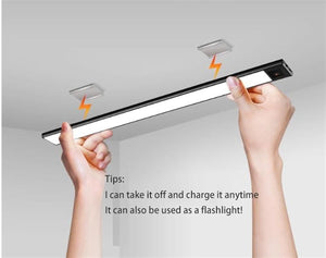 LED Sensor Under Cabinet Light, Wireless Night Light Bar Stick