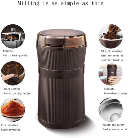 Portable Multi-function Coffee Beans And Grains Grinder Miller Machine
