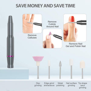 Nail polisher household nail polisher nail polisher exfoliating nail polishing pen electric nail polisher