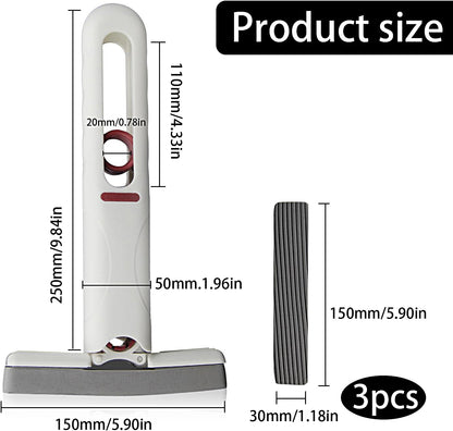 Portable water-absorbing mini mop