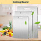 Titanium Cutting Boards - 100% Pure Titanium Cutting Boards for Kitchen-SMALL