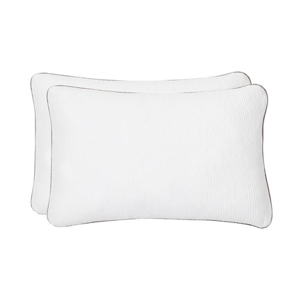 Cloud Memory Foam Pillow - Contouring & Lofty Pillow Pack of 2