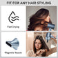 Cordless Ionic Hair Dryer with Digital Screen, 4 Mode Charging Blow Dryer with Magnetic Nozzle