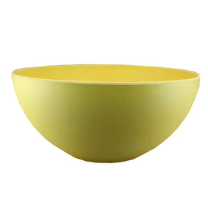 Hot Selling Eco-Friendly Bamboo Fiber White Blue Green Round Vegetable Salad Bowl Set ,Kitchen Mixing Bamboo Bowl set