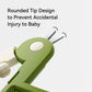 Customized Portable Manicure Set Newborn Nail Care Kit with Silicone Glass Steel & PP Safety Design Baby Supplies