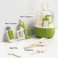 Customized Portable Manicure Set Newborn Nail Care Kit with Silicone Glass Steel & PP Safety Design Baby Supplies