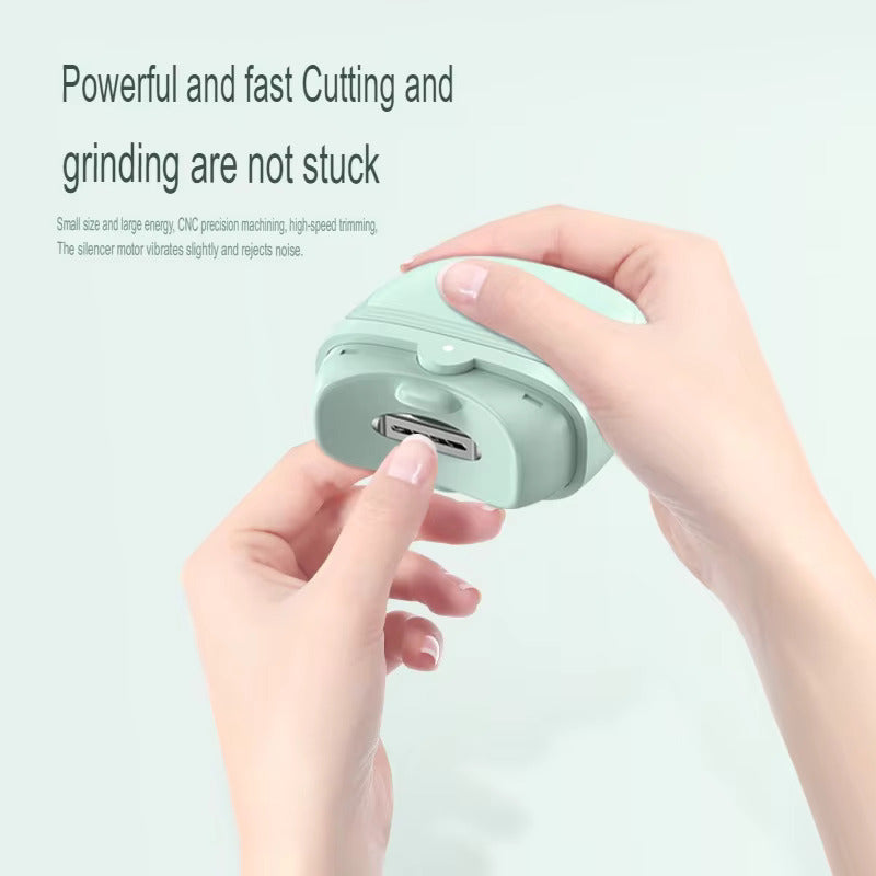 New electric nail clipper, adult nail polisher, baby and children's anti-clip meat automatic nail clipper