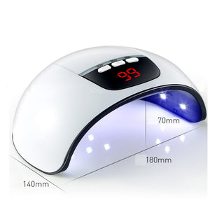 Nail light therapy lamp 54W smart induction nail dryer baking lamp