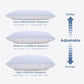 Adjustable Queen Size Gel Shredded Pillows
