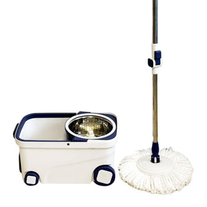 Household rotary mop, one-mop clean, hands-free mop with bucket set, wet and dry mop