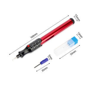 Mini Pen Shape Metal Low Noise Electric Engraving Pen High Speed Micro Wireless DIY Glass Electric Grinding machine
