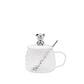 Transparent Mug-Cartoon Bear lid Tea, Coffee or any Favorite drink Mug