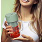 Small household juicer cup on the go ,portable electric juicer multifunctional- juice cup portable cup can crush ice 10 blades