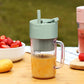 Small household juicer cup on the go ,portable electric juicer multifunctional- juice cup portable cup can crush ice 10 blades