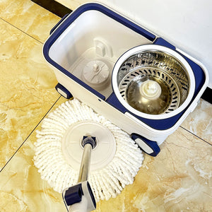 Household rotary mop, one-mop clean, hands-free mop with bucket set, wet and dry mop