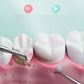 Ultrasonic tartar removal household teeth cleaning device