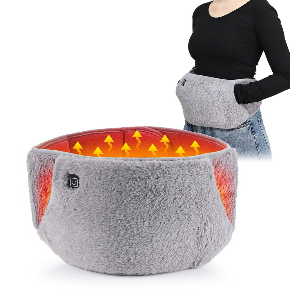 Electric heating waist belt