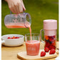 Small household juicer cup on the go ,portable electric juicer multifunctional- juice cup portable cup can crush ice 10 blades